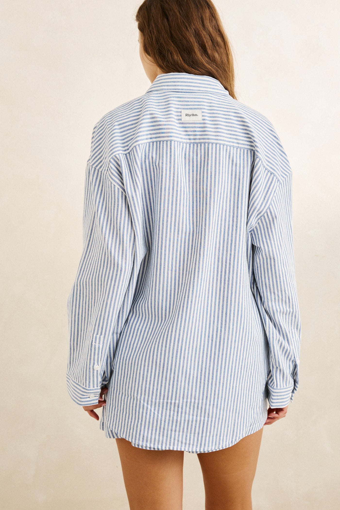 Rhythm Vista Stripe Oversized Shirt
