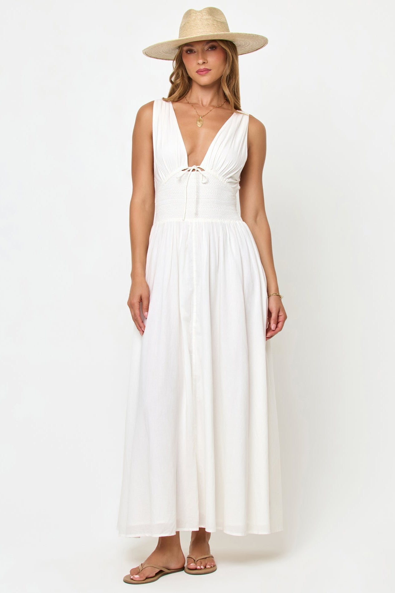 LSPACE Emmaline Maxi Dress - Cream, additional view | Bikinibird