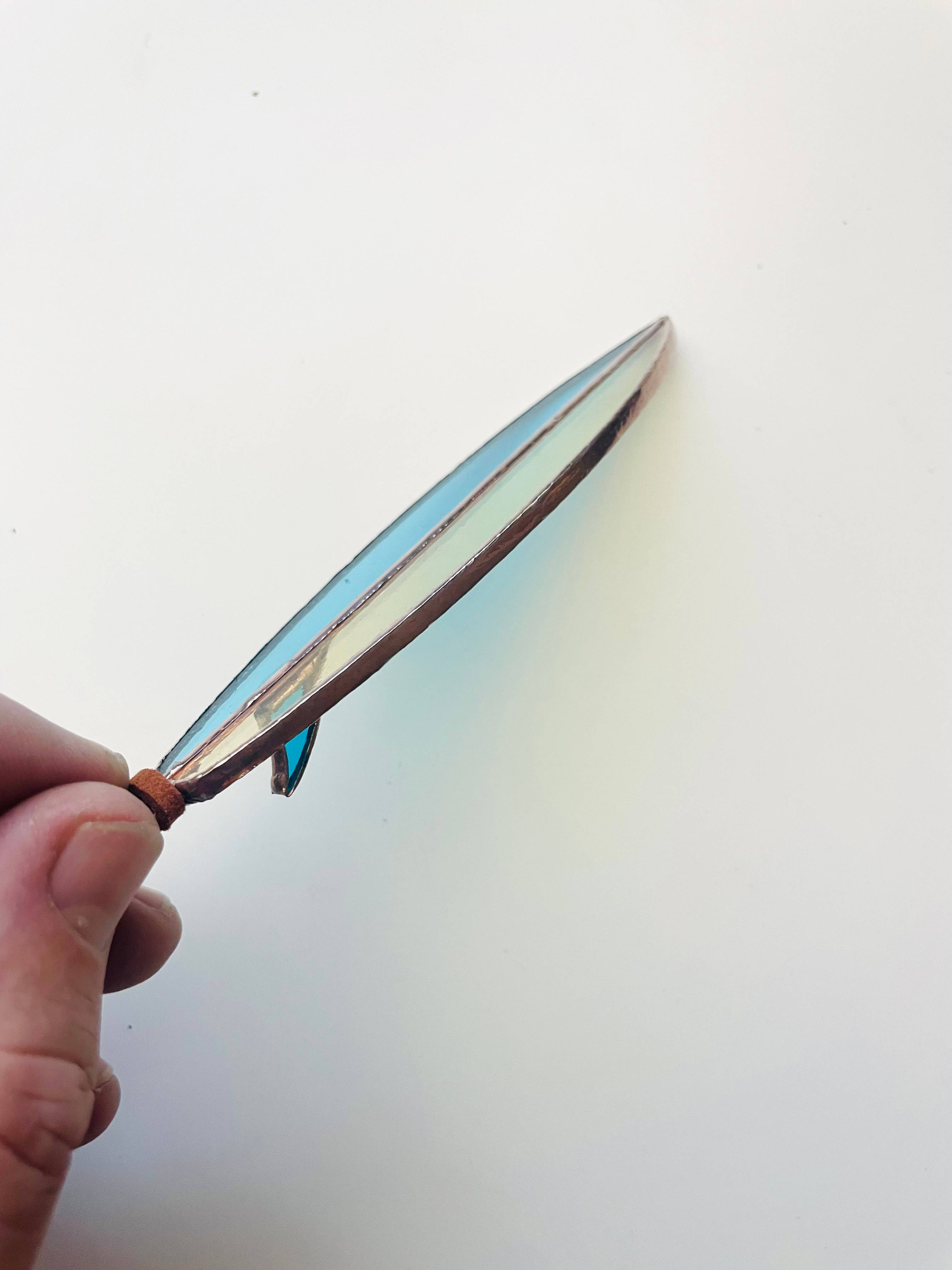 Stained glass surfboard
