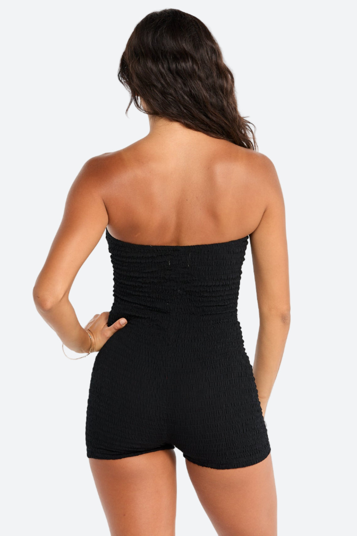 Benoa Swim Serena Romper in Black