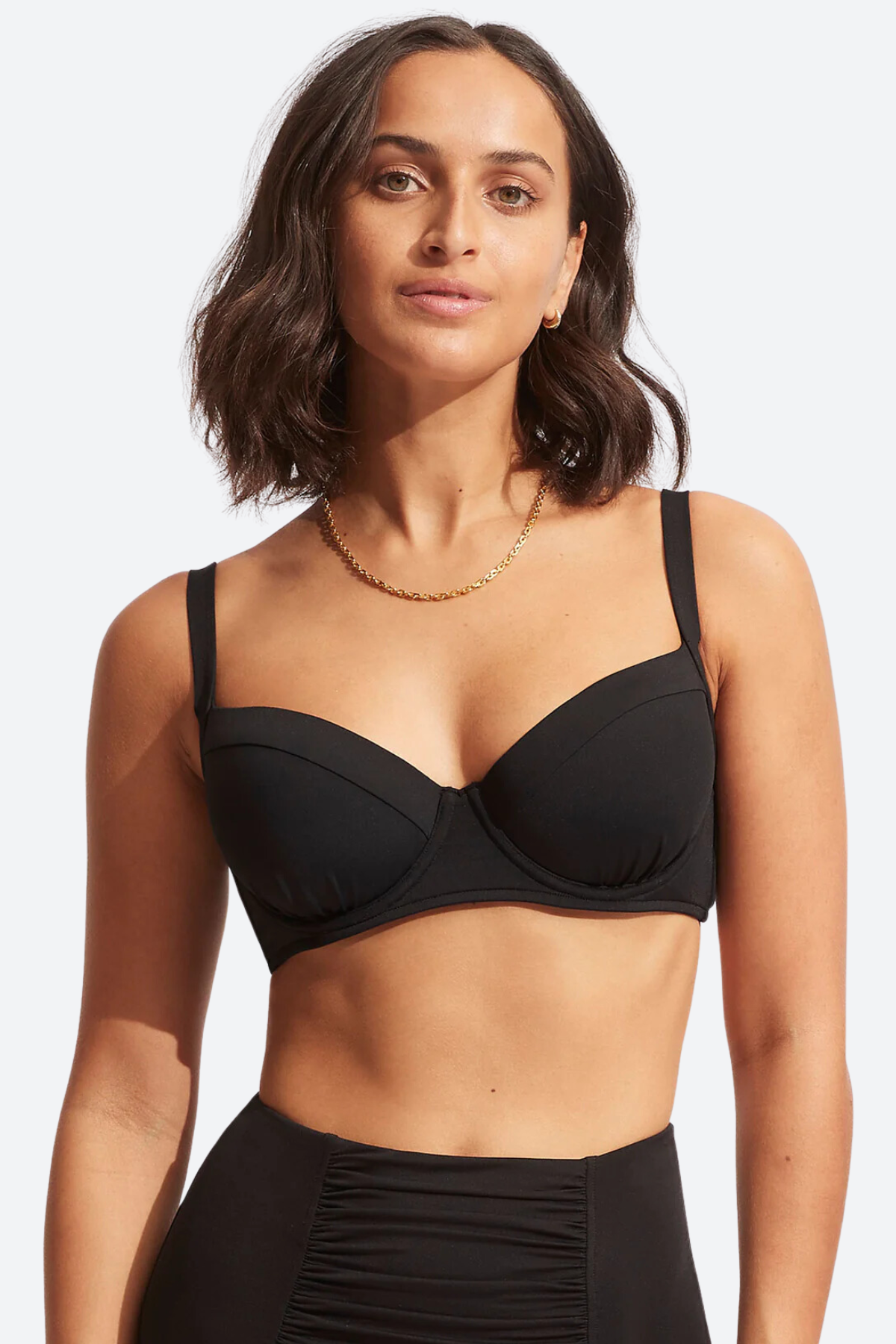 Seafolly Collective DD Cup Underwire Bra in Black