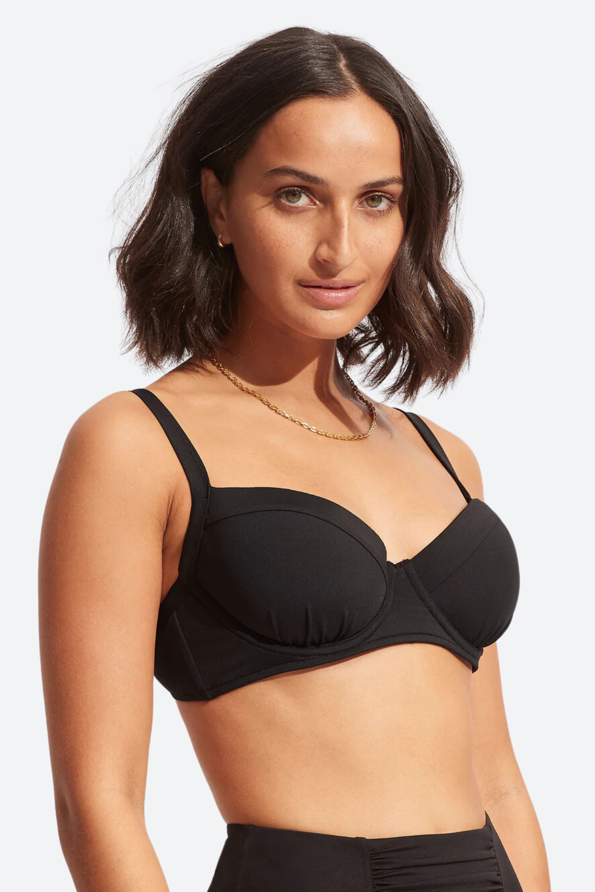 Seafolly Collective DD Cup Underwire Bra in Black
