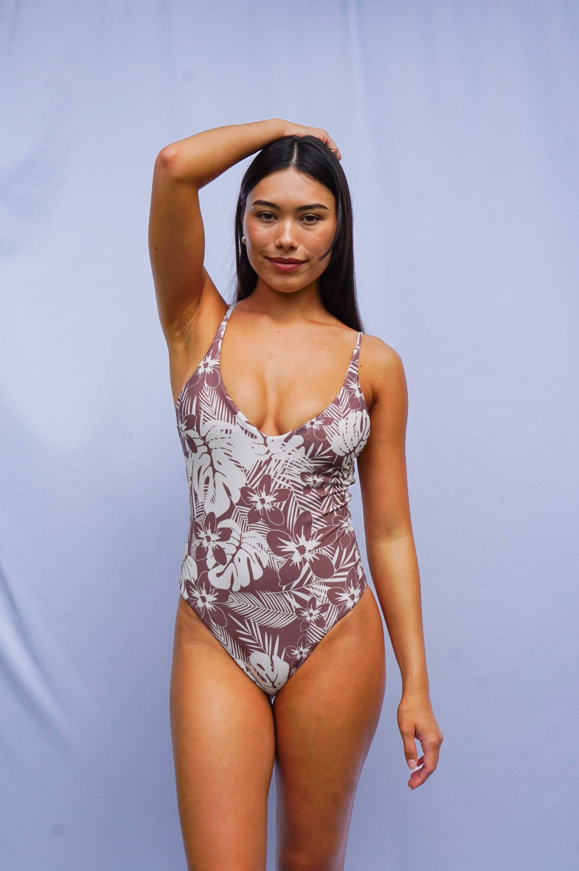 Golden Trip Rio One Piece in Plumeria Palm