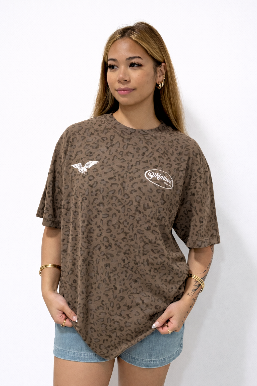 Bikinibird MAHALO MOTO Tee in Cheetah