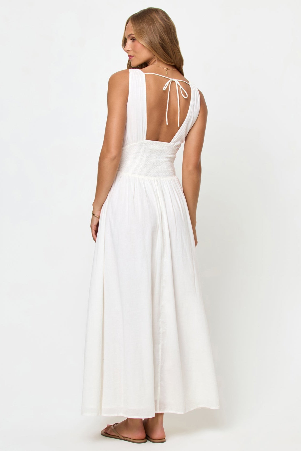 LSPACE Emmaline Maxi Dress - Cream, additional view | Bikinibird