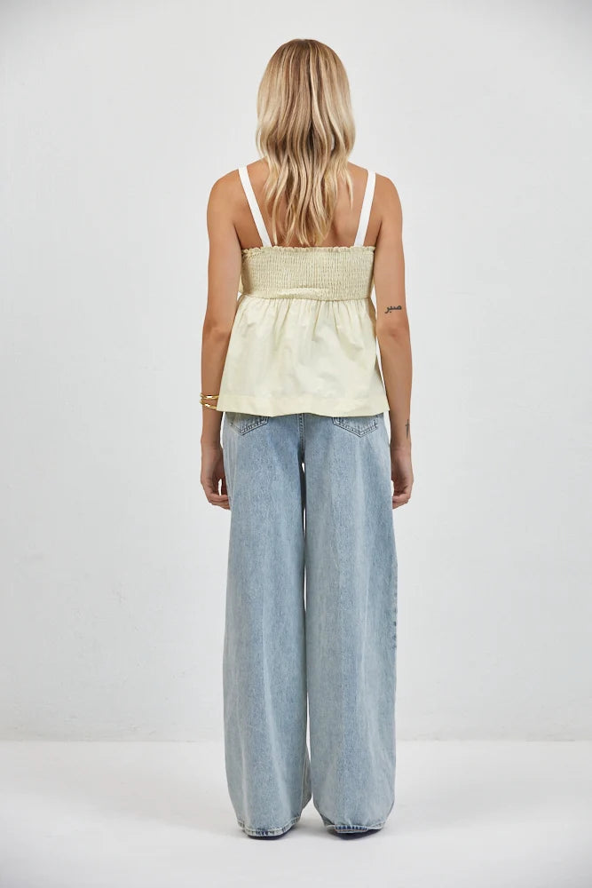 A. Ren Noelle Pleated Top