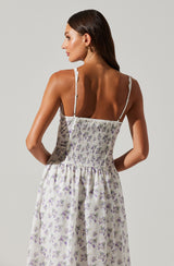 ASTR Yamila Dress in Lavender Floral