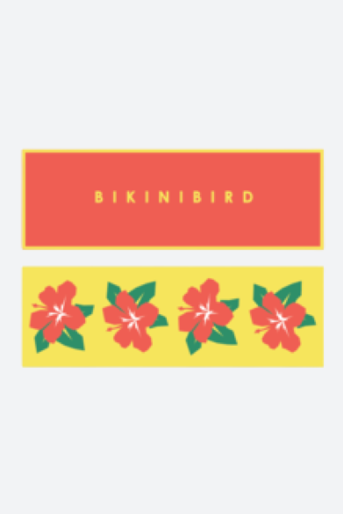Bikinibird Towel in Red/Yellow Floral