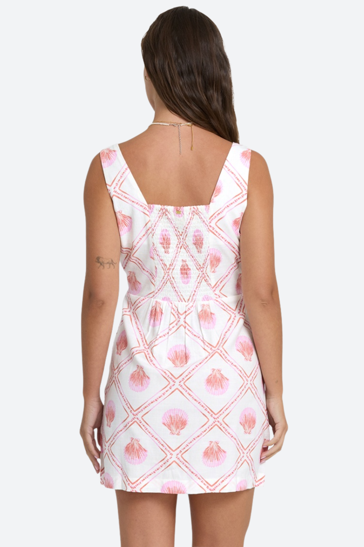 Billabong Sunlit Sky Mini Dress in Salt Crystal