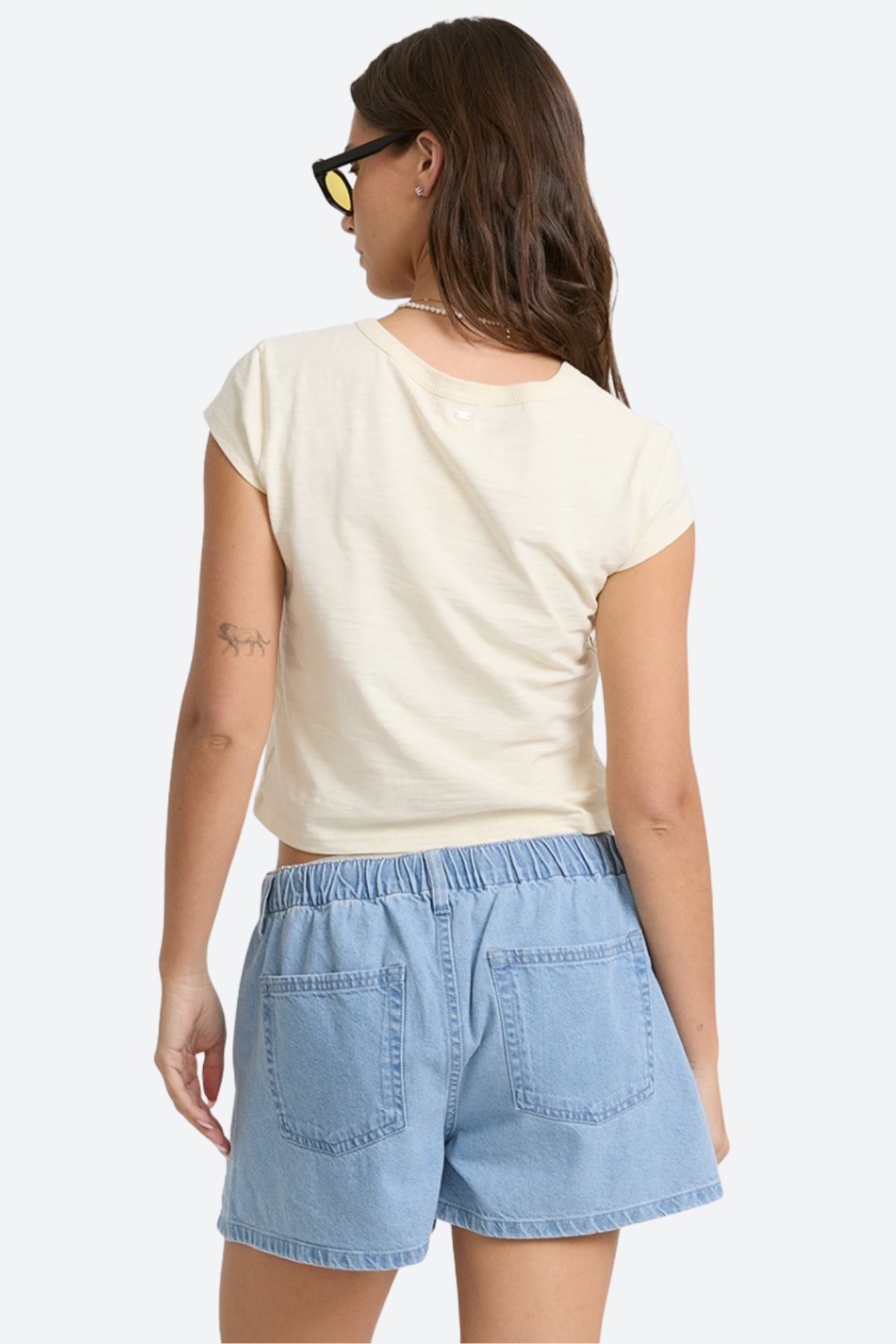 Billabong Jade Saltwashed Short in Sea Blue