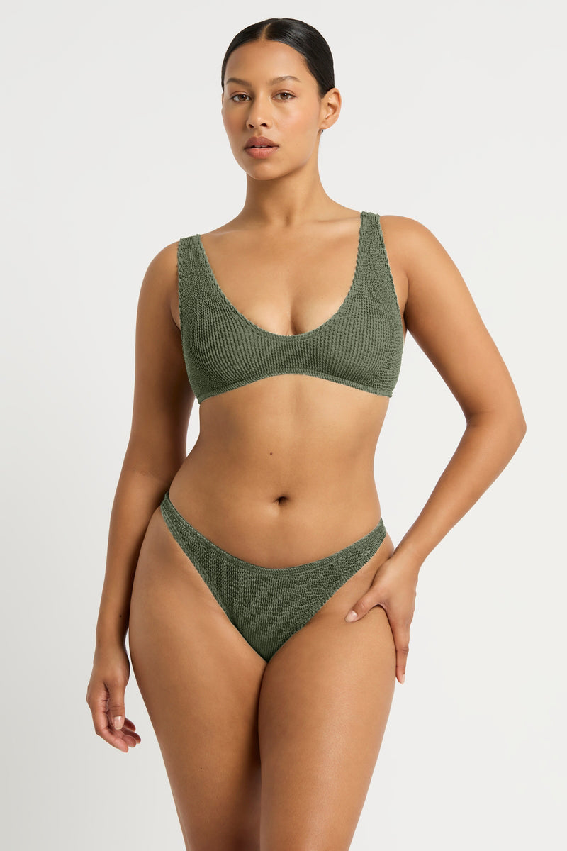 Bound by Bond-Eye Scout Crop in Khaki Eco