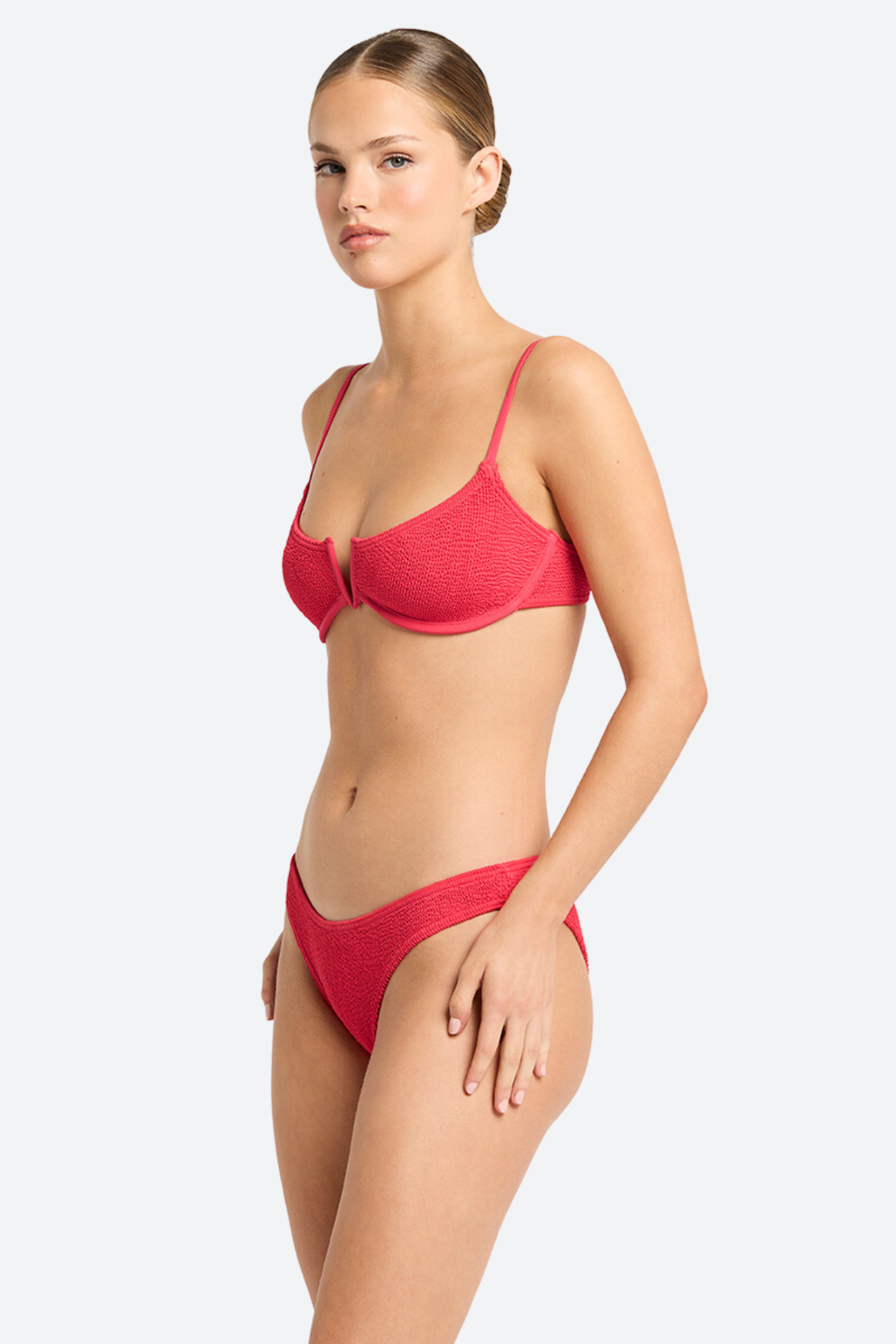 Bound by Bond-Eye Nora Balconette Top in Nectarine Recycled