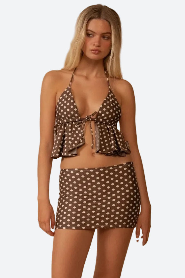 Montce - Vivian Micro Skirt - Front View | BikiniBird