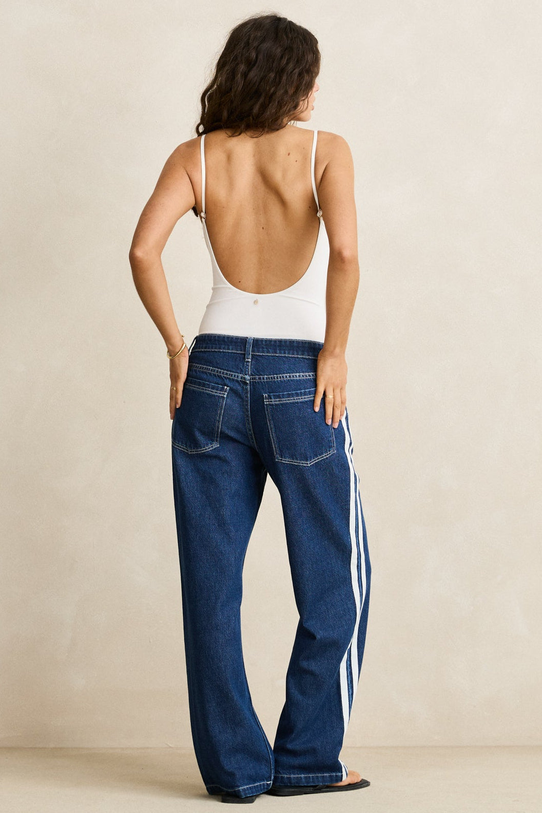 Rhythm Dolly Contrast Denim Jeans