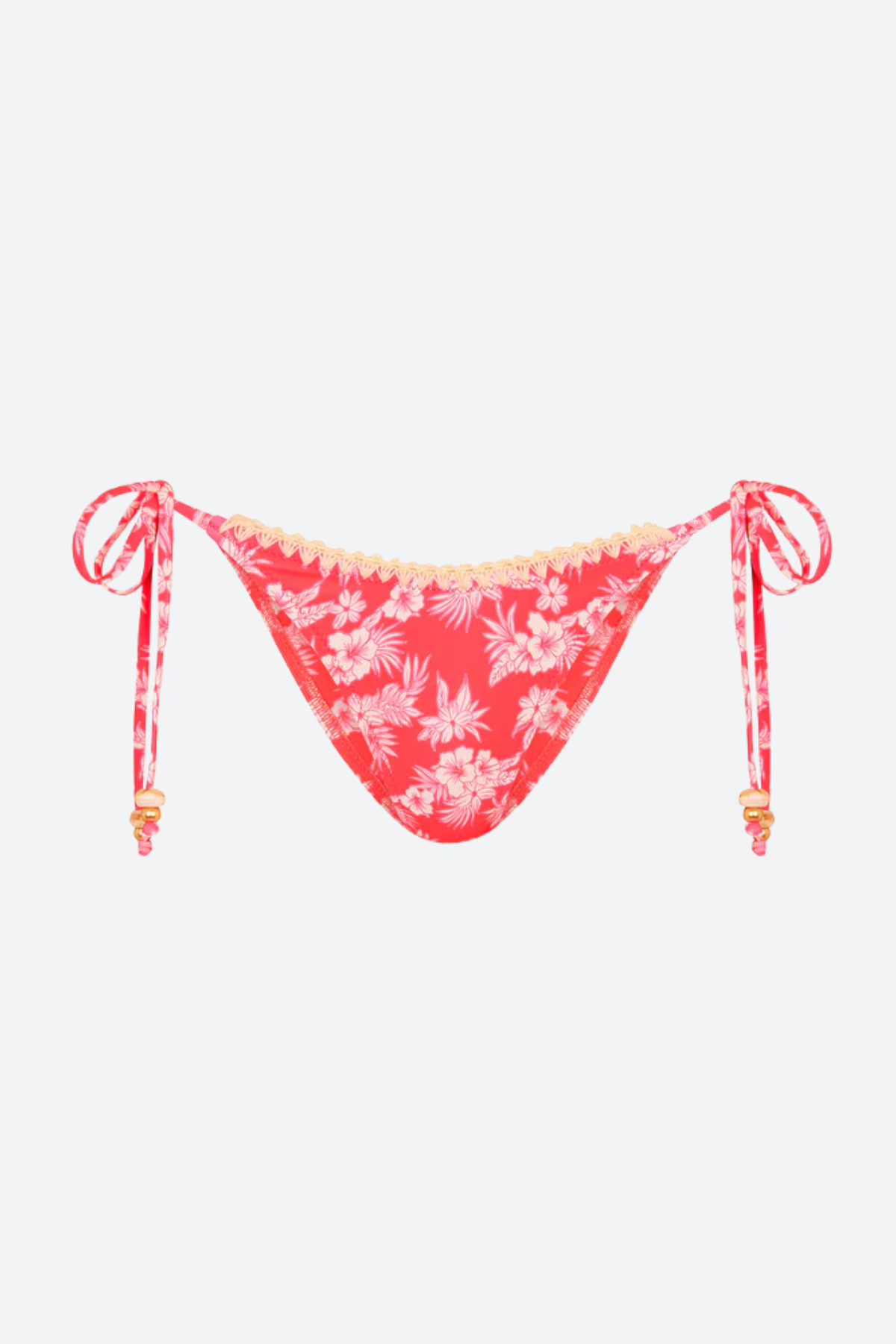Kulani Kinis Crochet Dipped Cheeky Tie Bikini Bottom