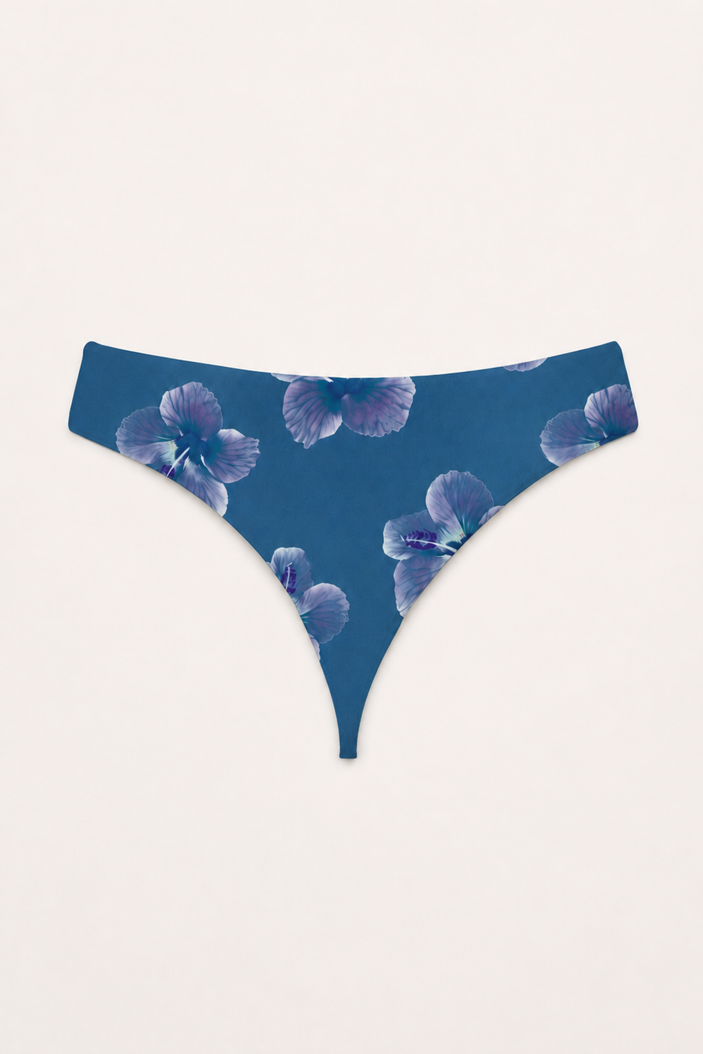 MAI Everyday Bottom in Steel Blue Hibiscus