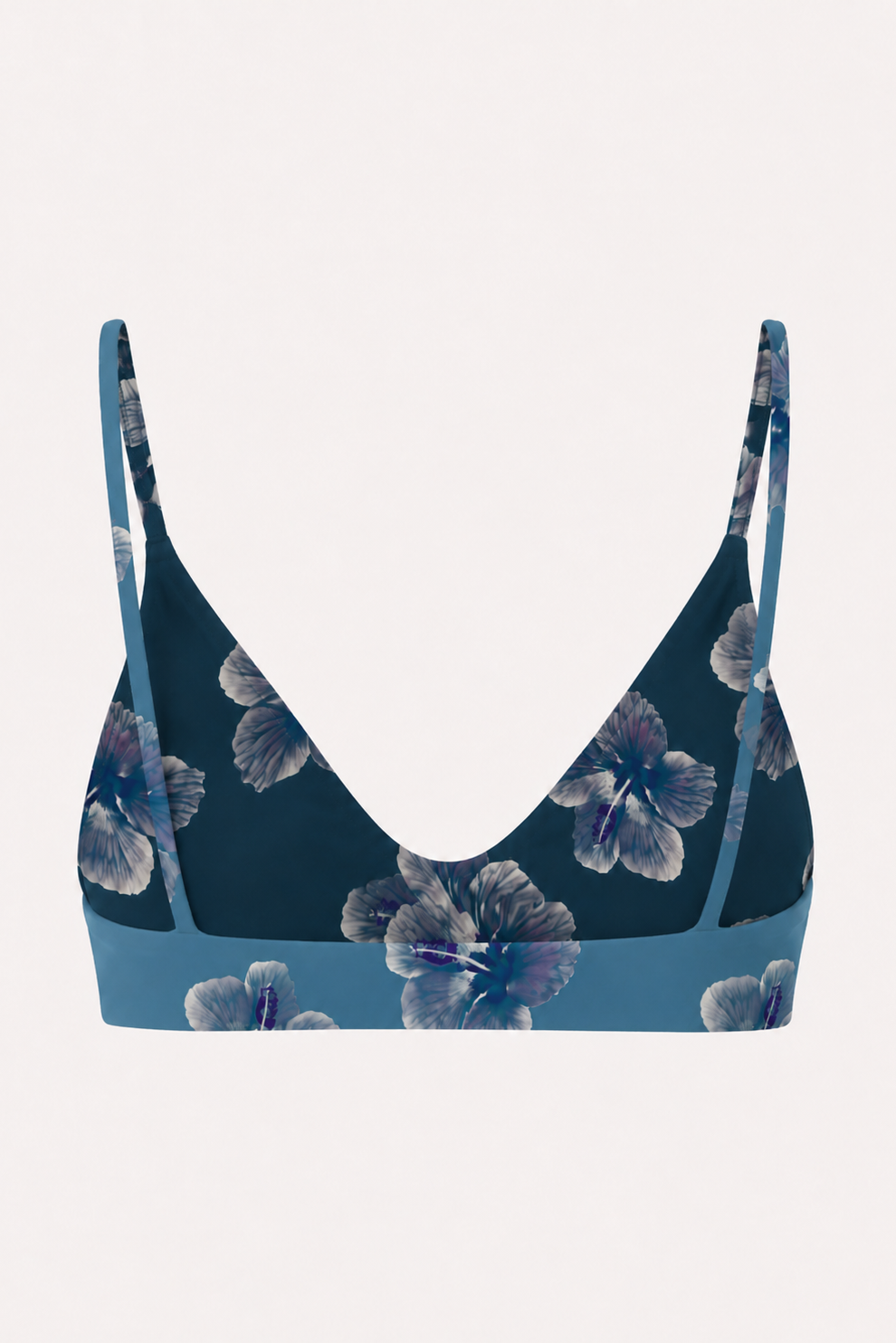 MAI Everyday Top in Steel Blue Hibiscus
