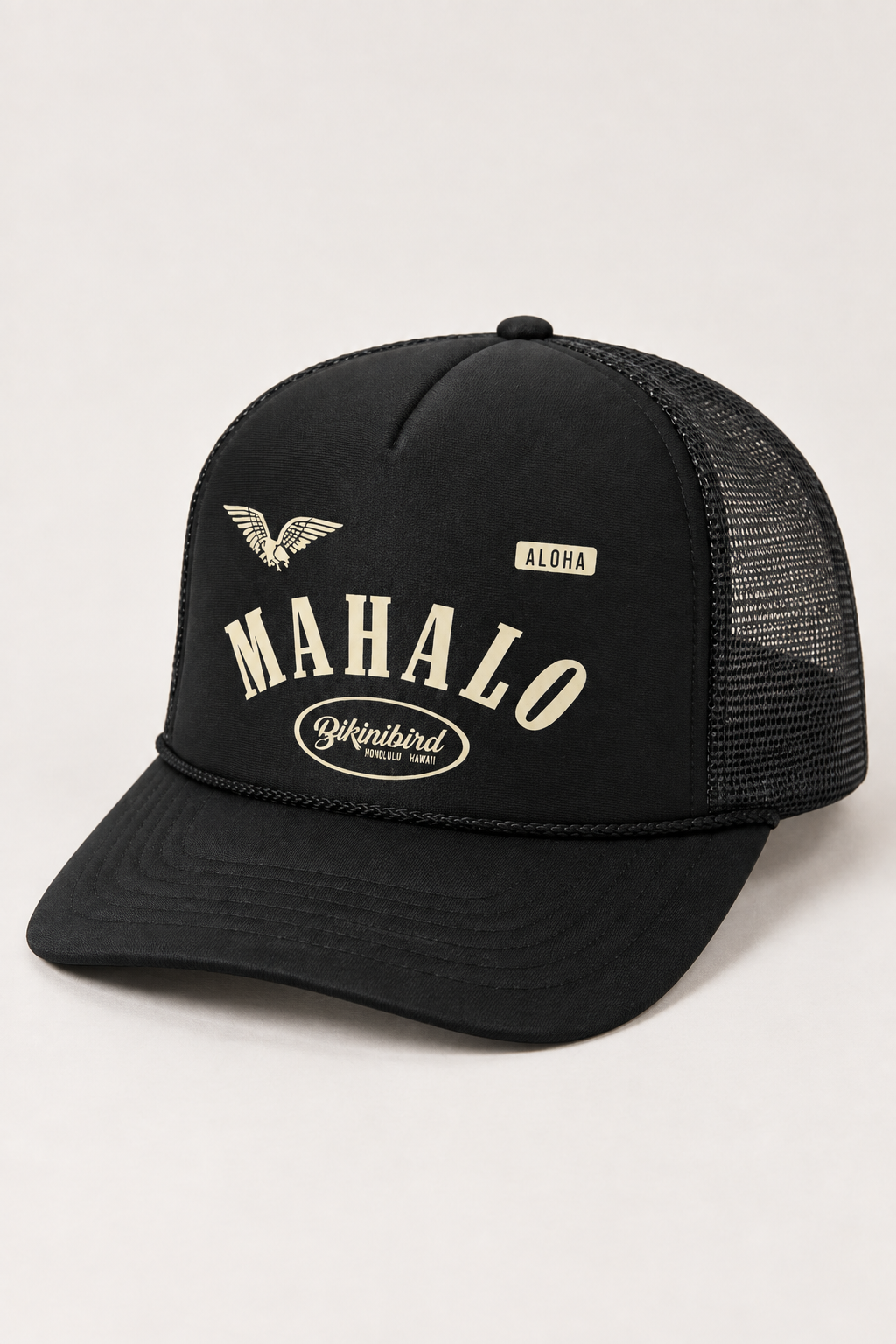 Bikinibird Moto Trucker in Black