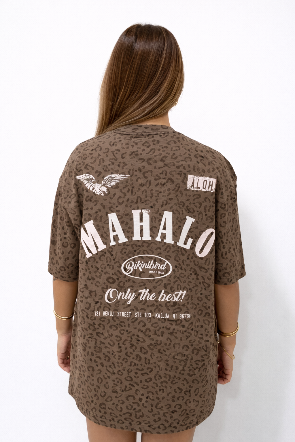 Bikinibird MAHALO MOTO Tee in Cheetah