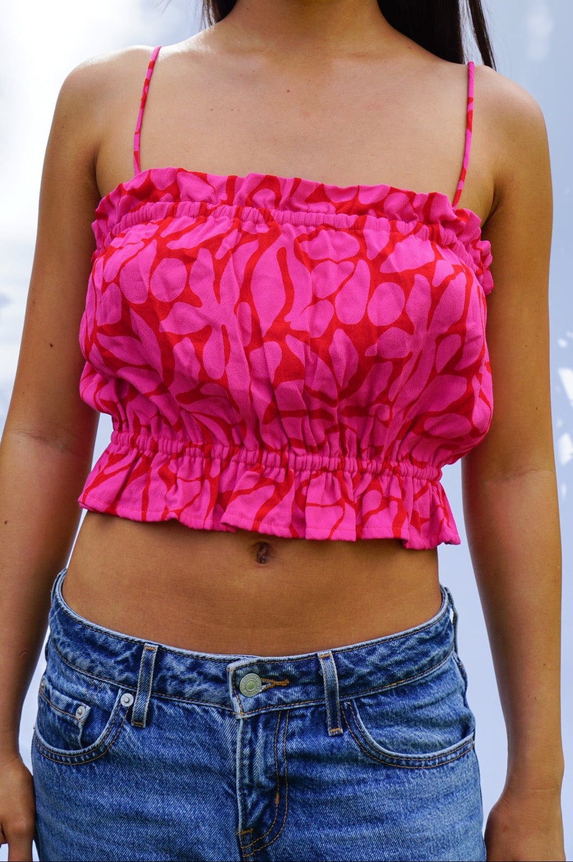 Golden Trip Marabella Top in Cali Tropic