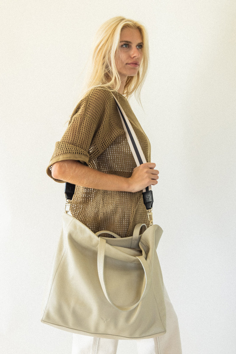 CLHEI Ewa Tote Bag in Ecru