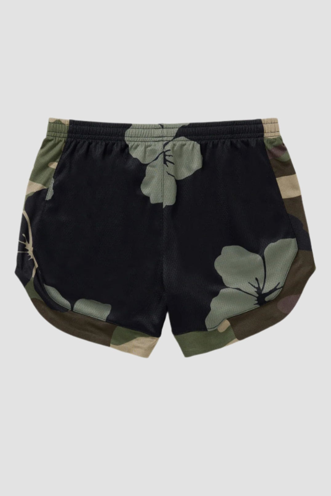 Tenore Football Short in Camo Hibiscus