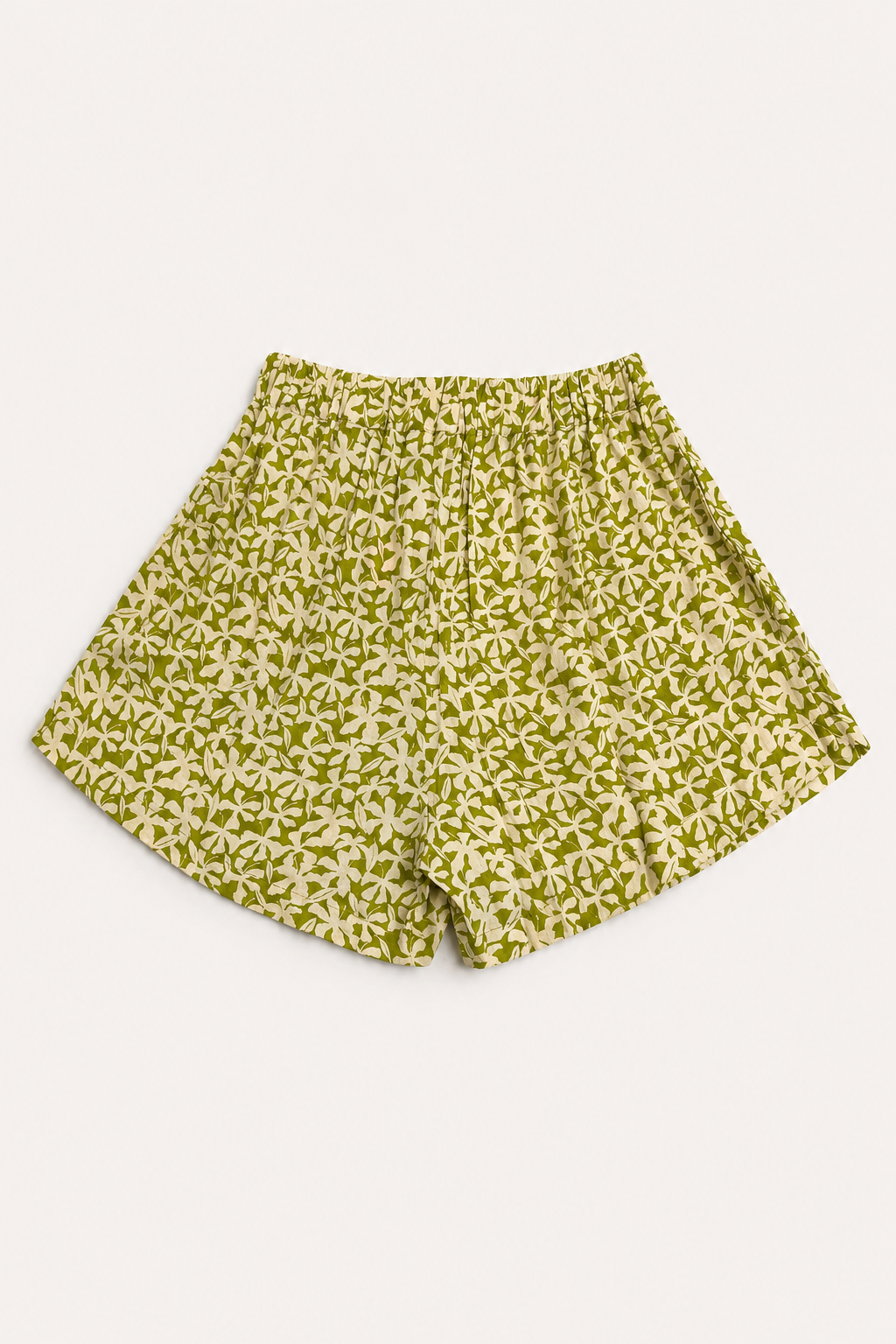 Golden Trip Lea Short in Sage Hibiscus