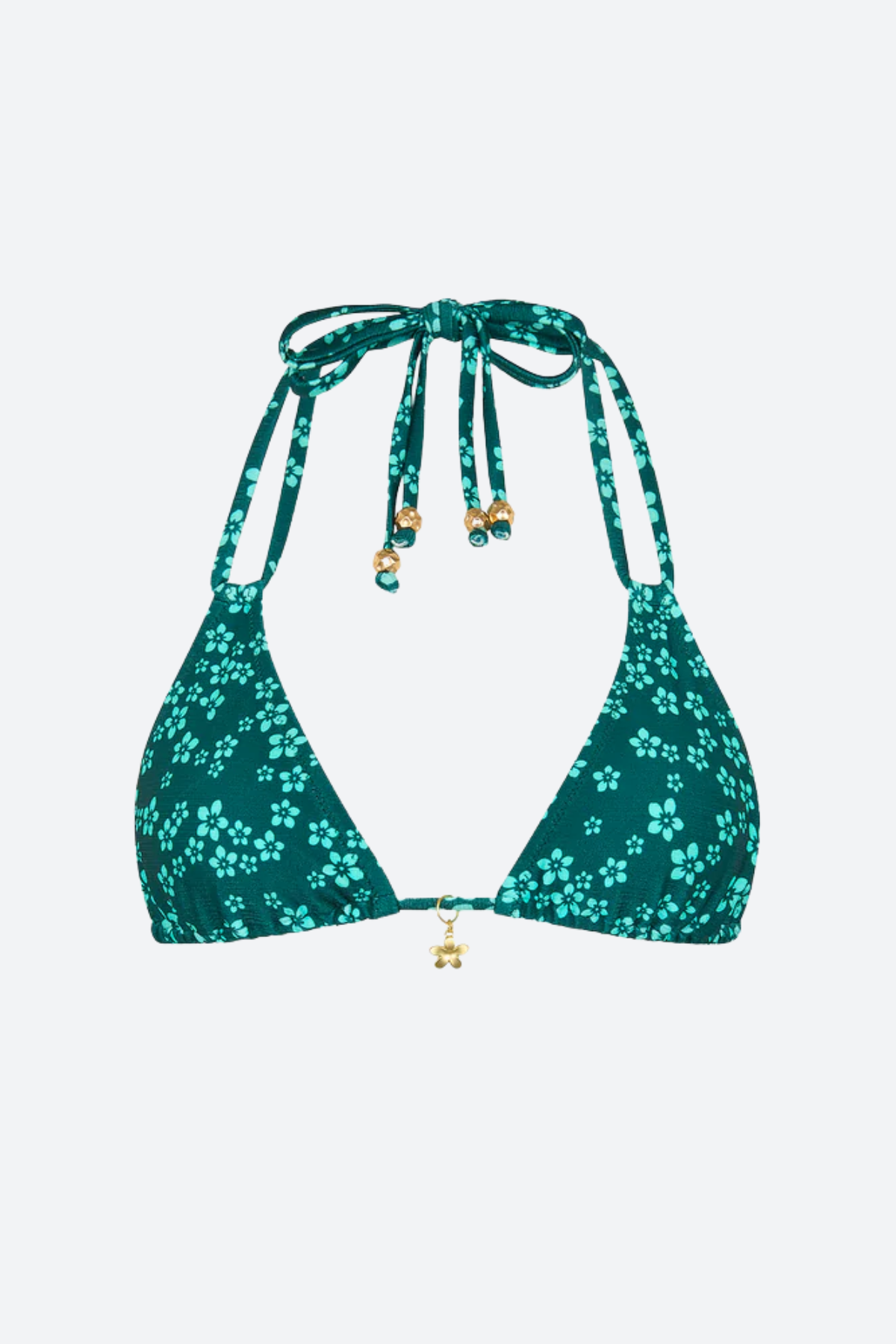 Kulani Kinis Halter Bralette Bikini Top in Moonkiss