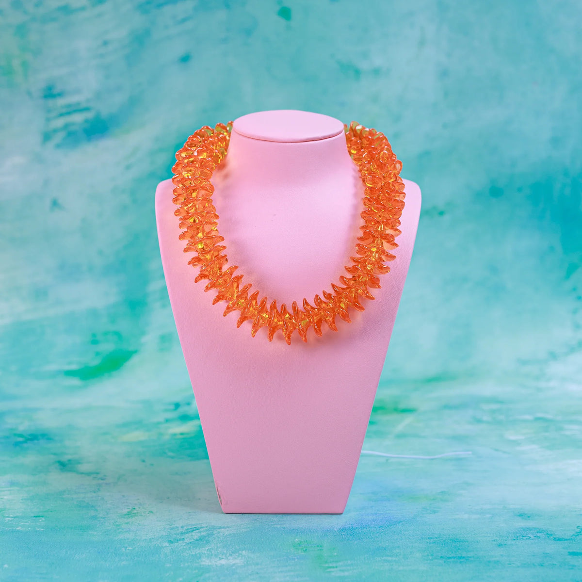 Kailua Beads The OG Lei Kit®: Plumeria in Translucent Orange