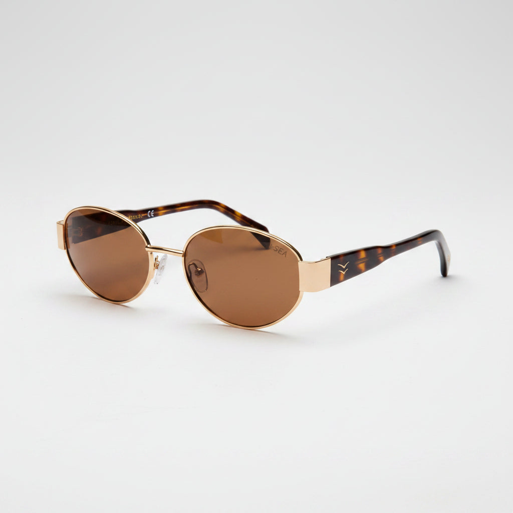 I-SEA Lennox in Gold/Brown Polarized Lens