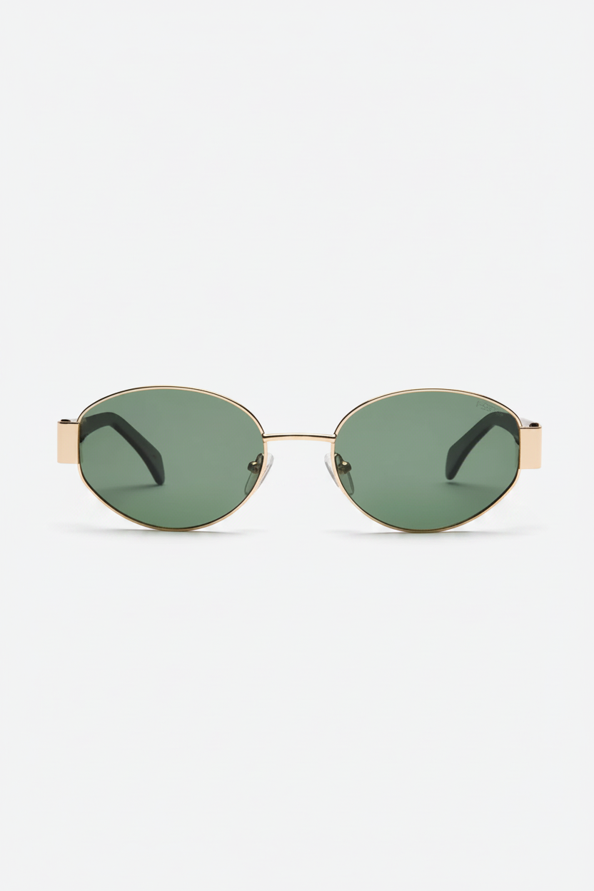 I-SEA Lennox in Gold / Green Polarized Lens