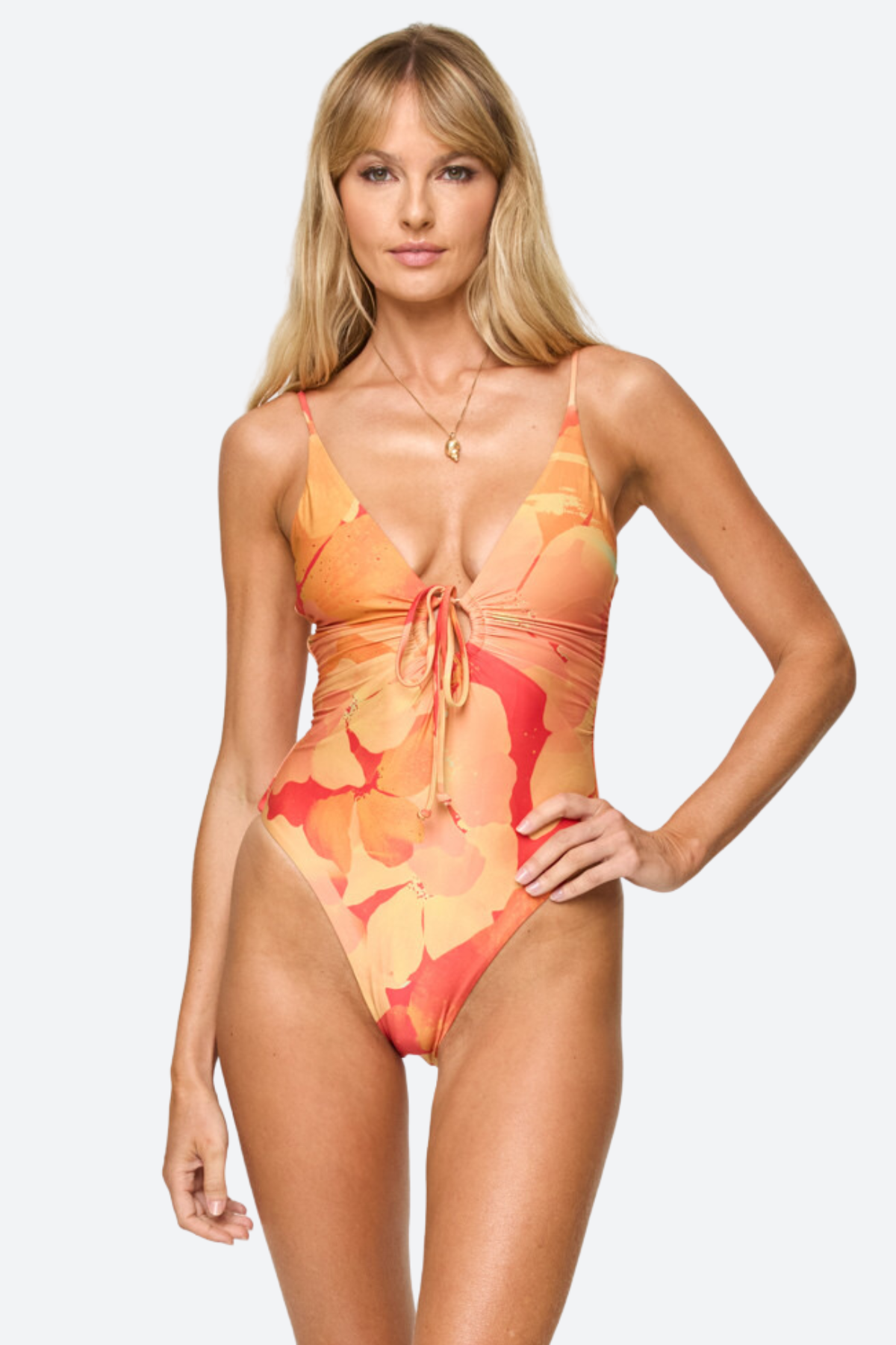 L*Space Piper One Piece Classic in Native Poppies