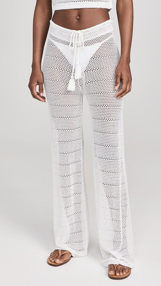PQ Swim Bree Boho Pant in White