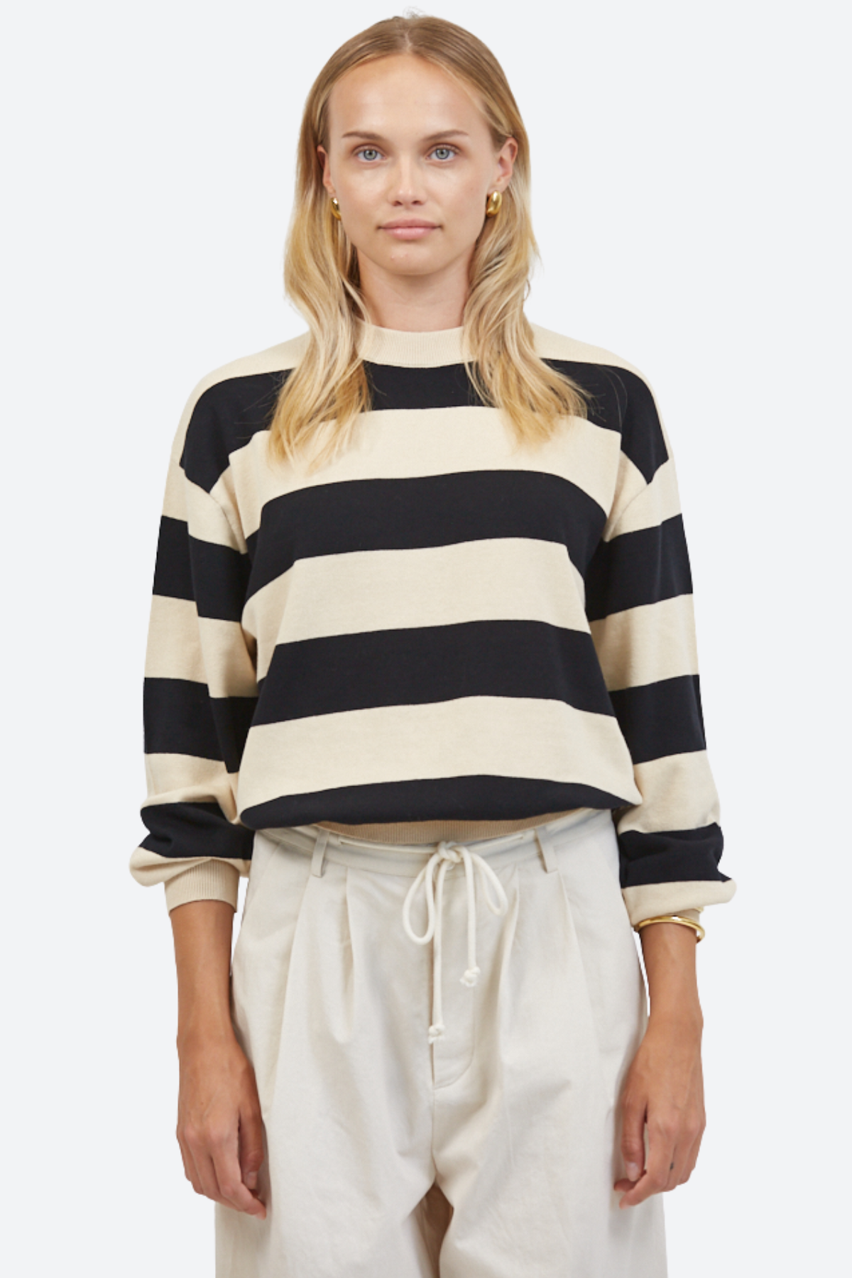 A. Ren Francine Striped Sweater