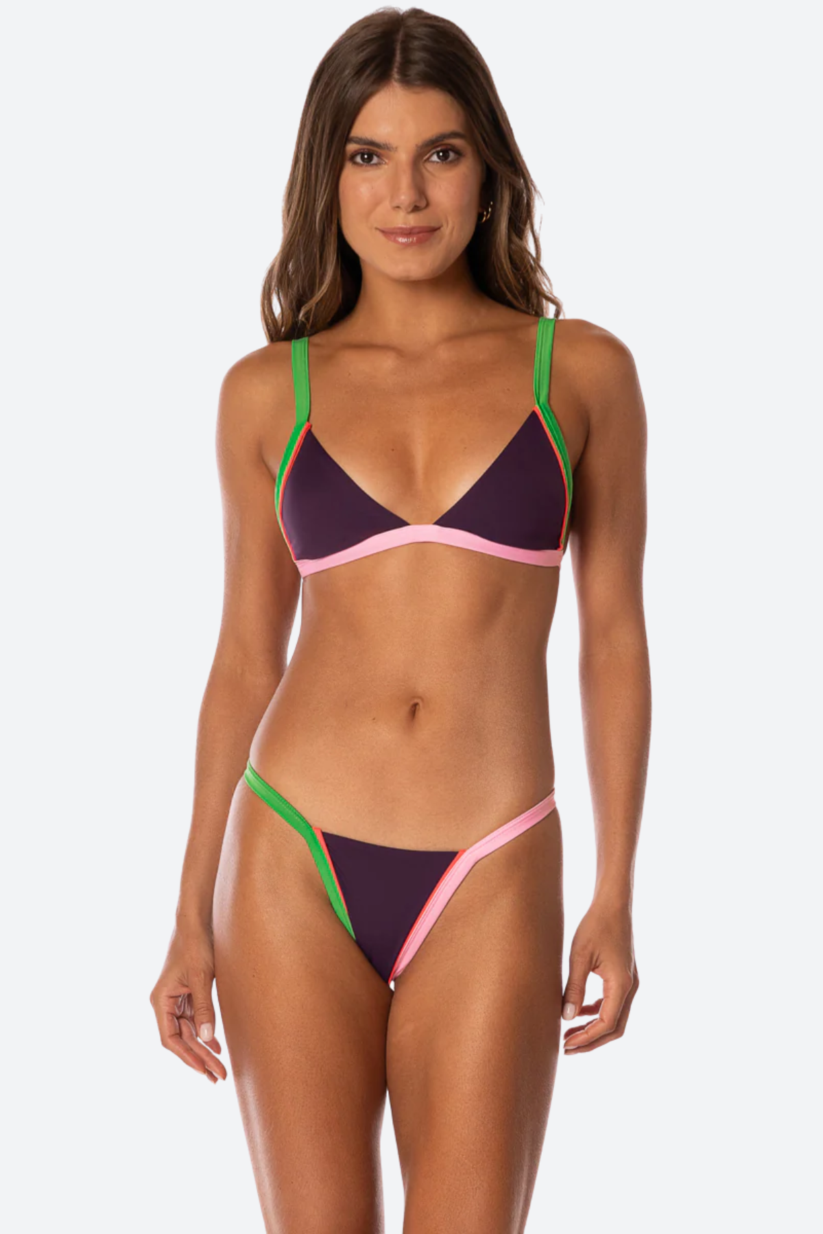 Maaji Treva Bikini Bottom in Burgundy