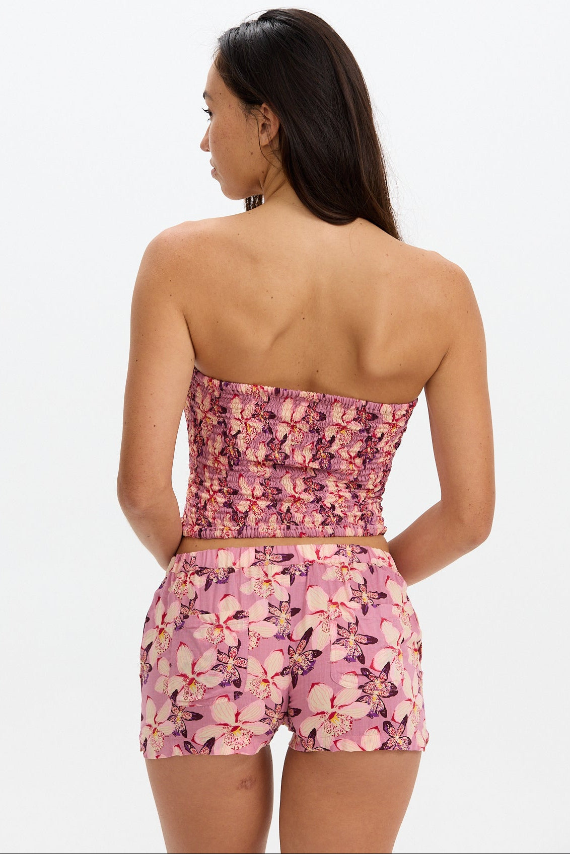 Benoa Swim Namika Tube Top in Bloom