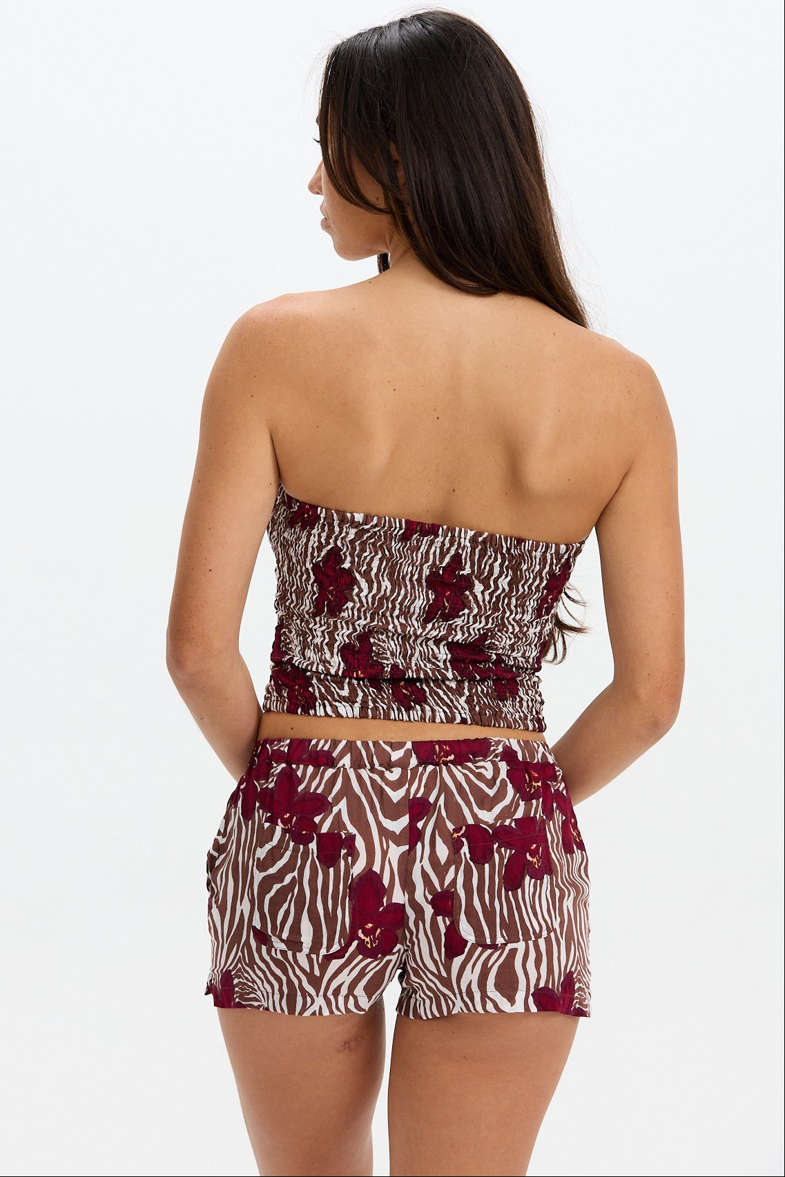 Benoa Swim Namika Tube Top in Diva