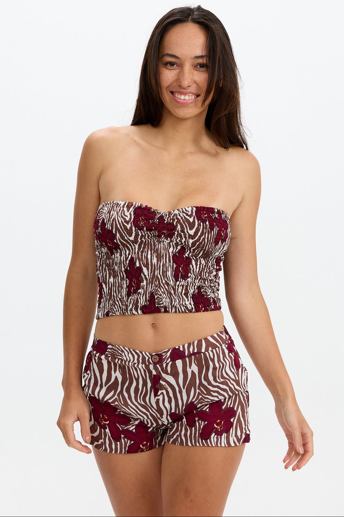 Benoa Swim Namika Tube Top in Diva