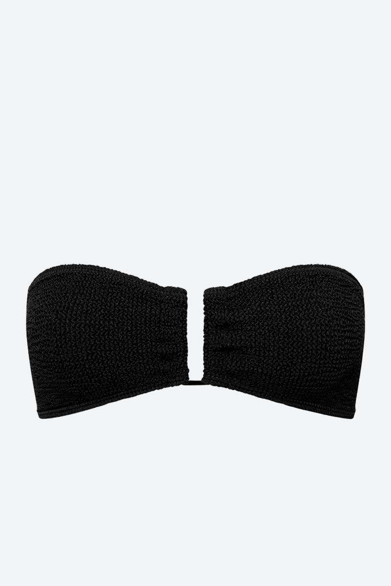 Bound by Bond-Eye Blake Bandeau Top in Black Eco