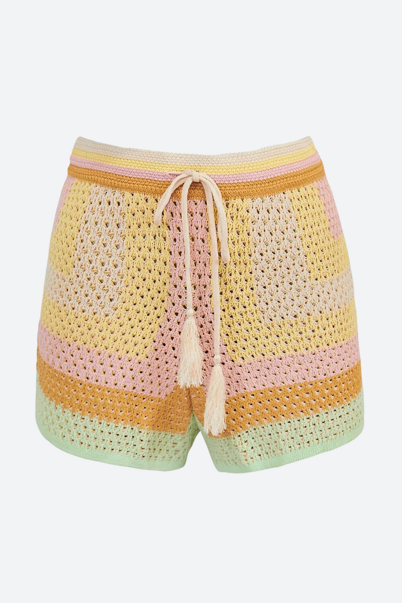 PQ Swim Crochet Shorts in Sorrento