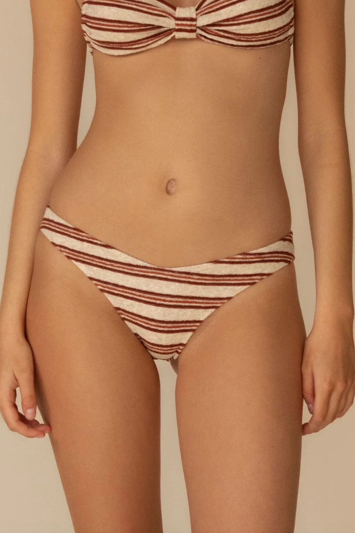 Montce Joan Stripe Lulu (Zig-Zag Stitch) Bikini Bottom, additional view | Bikinibird
