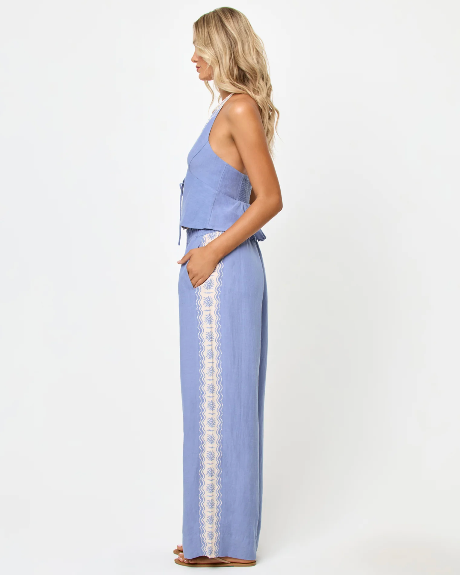 L*Space Sur Pant in Shell Or High Water, additional view | Bikinibird