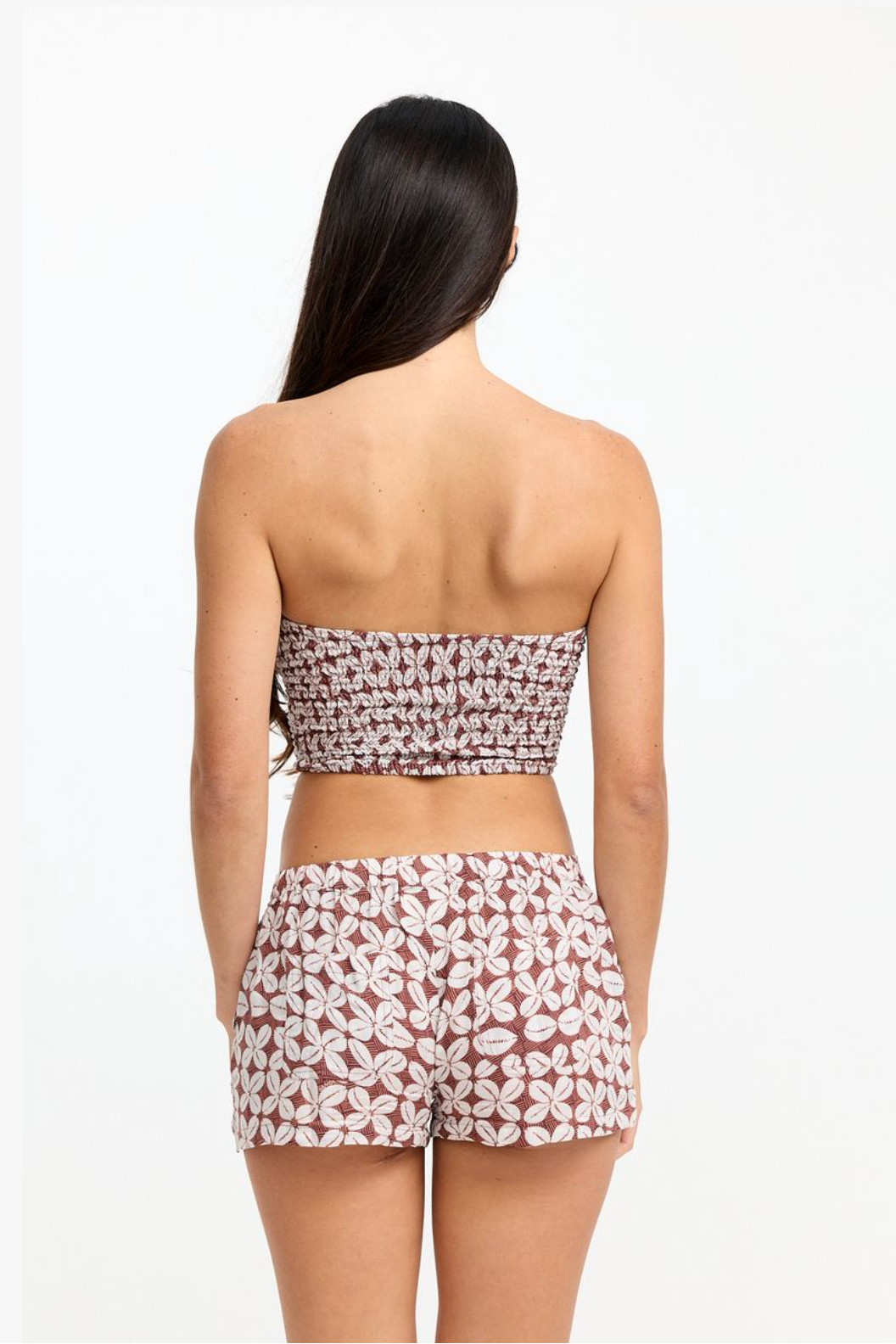 Benoa Swim Coco Shorts in Cowrie Basket