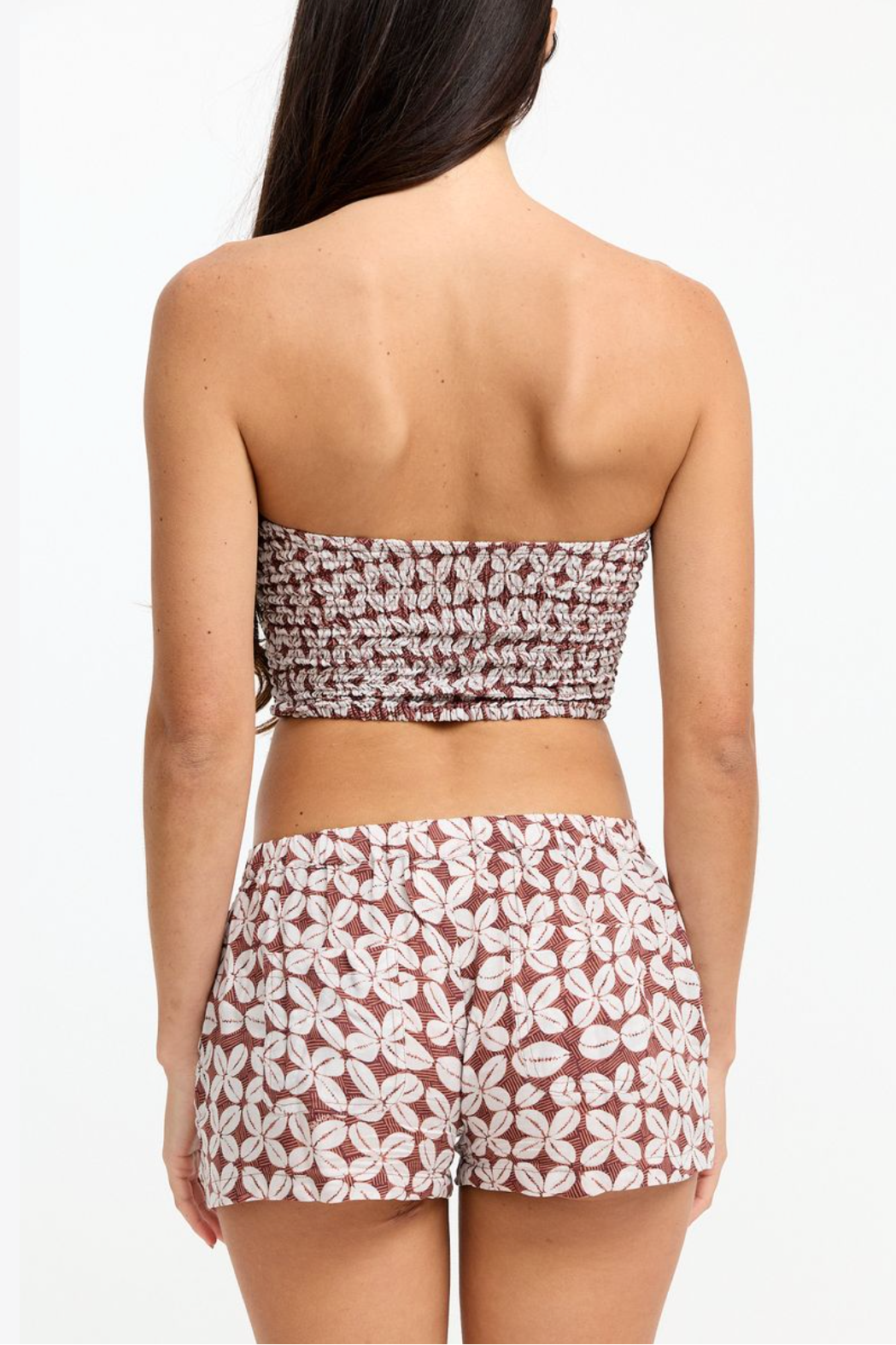 Benoa Swim Coco Shorts in Cowrie Basket