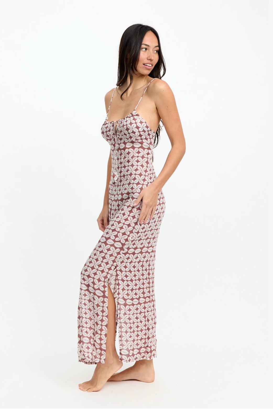 Benoa Swim Leilani Maxi Dress in Cowrie Basket