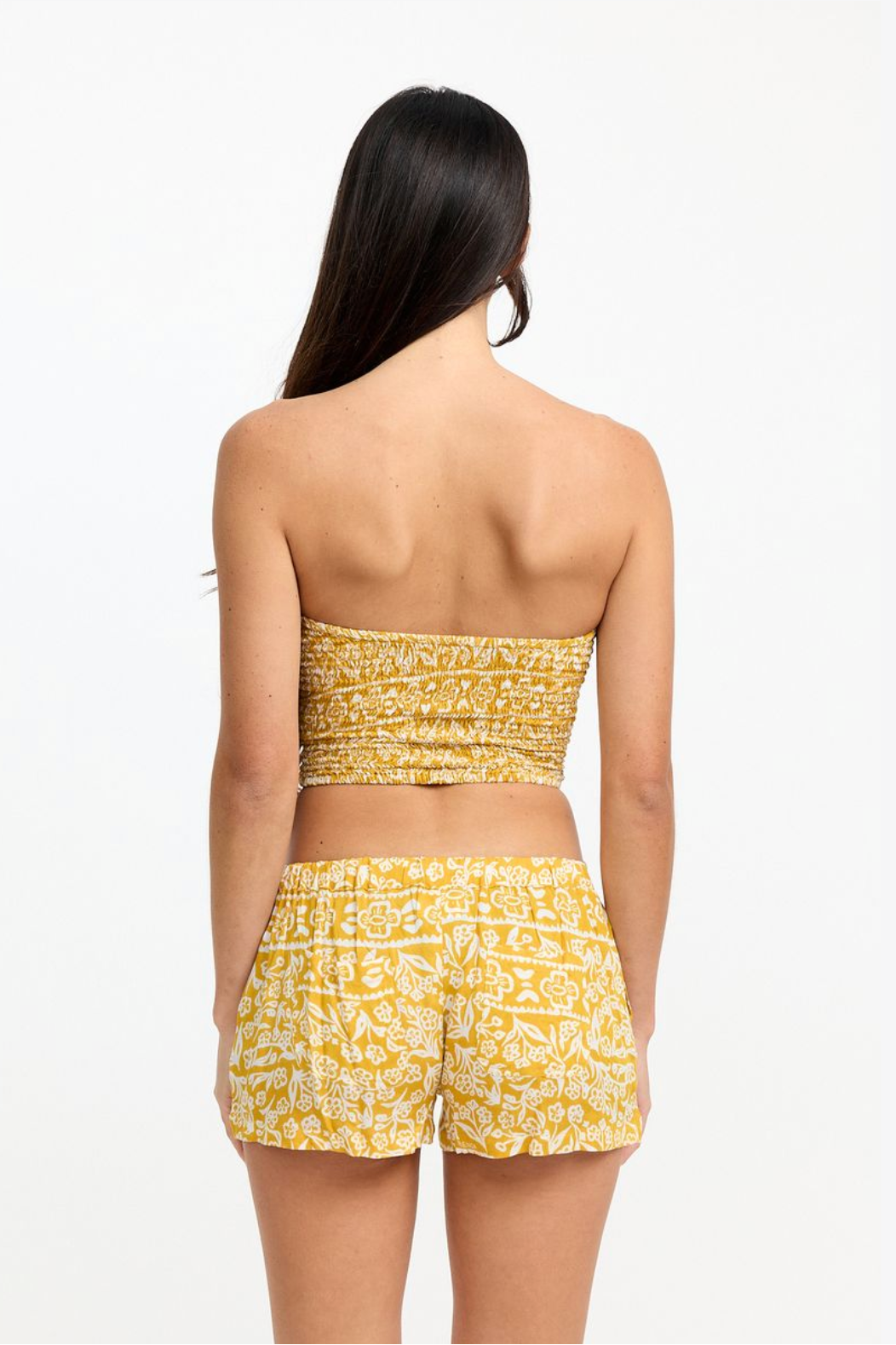 Benoa Swim Namika Tube Top in Goldie