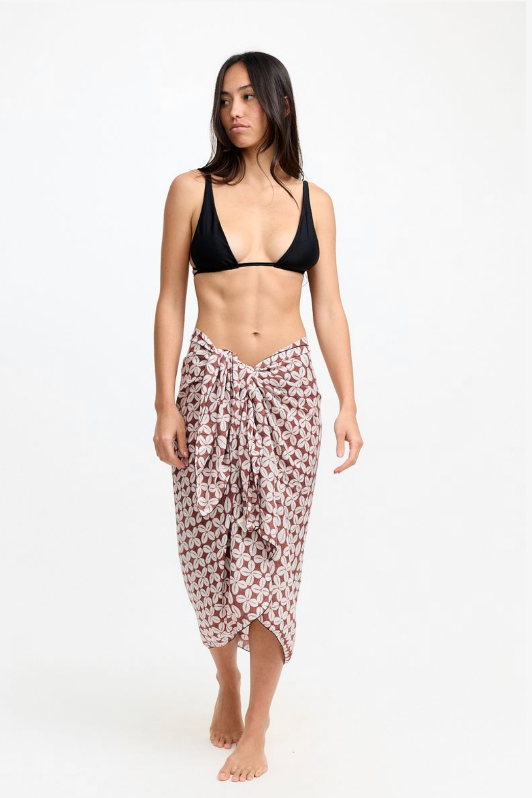 Benoa Swim Pareo in Cowrie Basket