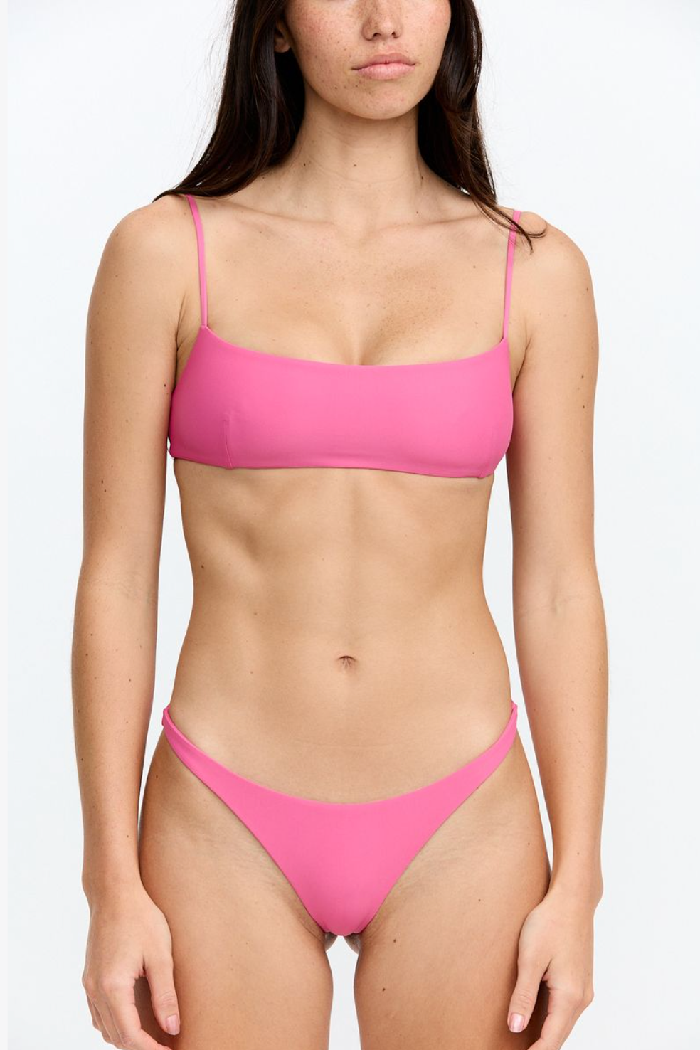 Benoa Swim Tahiti Top in Guava