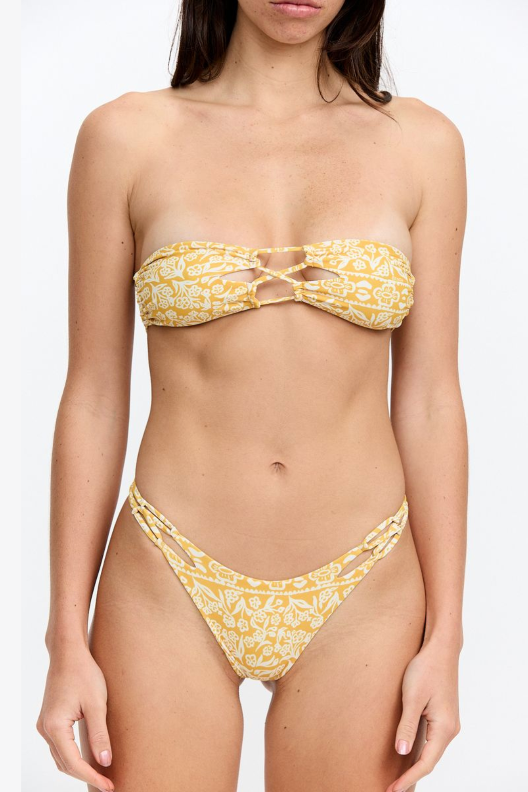 Benoa Swim Rio Bottom in Goldie