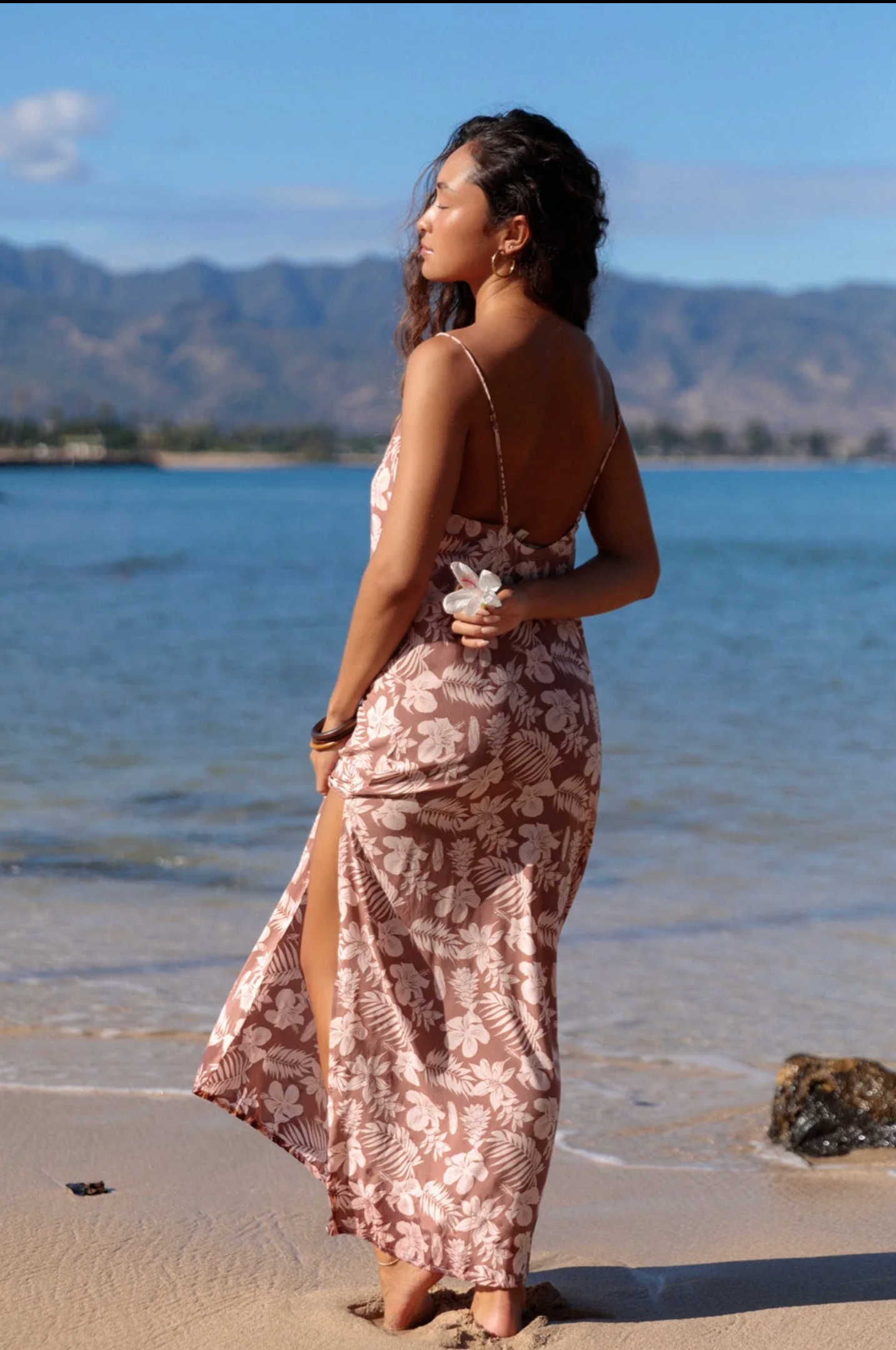 MAI Aria Dress in Clay Petal Oasis